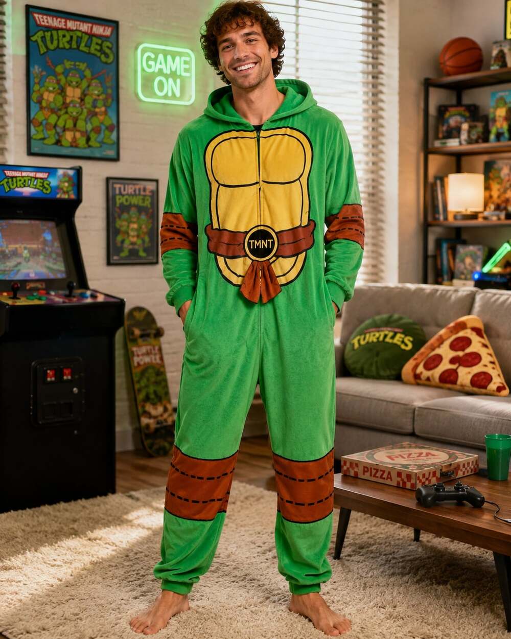 Teenage Mutant Ninja TurtlesL/XL  Hooded Onesie Costume